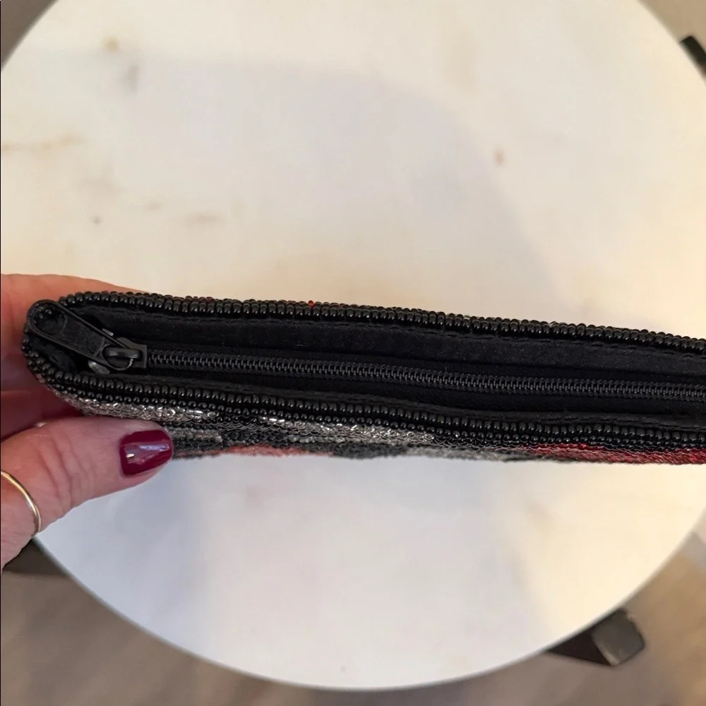 Beaded Playing Card Clutch